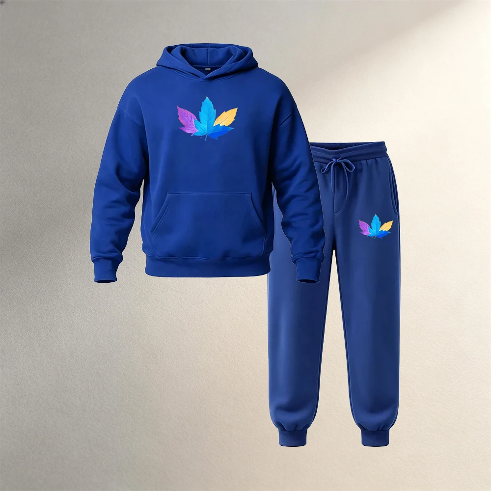 Street Fashion Male - Men's Pullover Hoodies Sets 2 Pieces