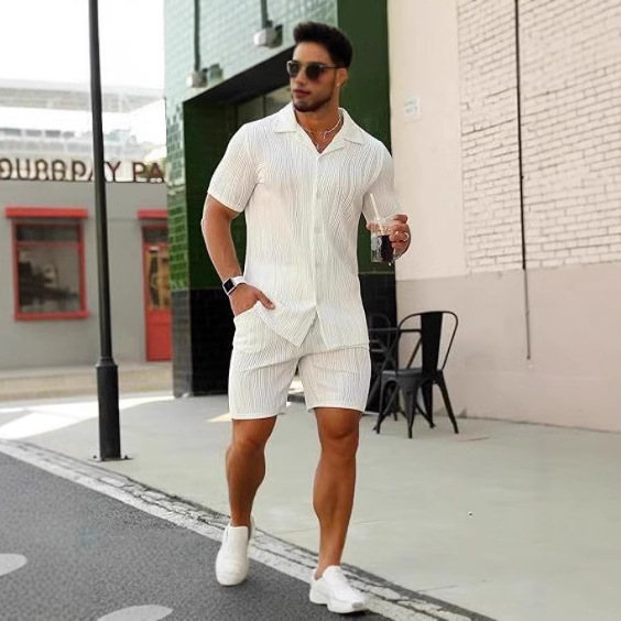 Men's 2 Piece Outfits Short Sl - огляд і ціна Street Fashion Men