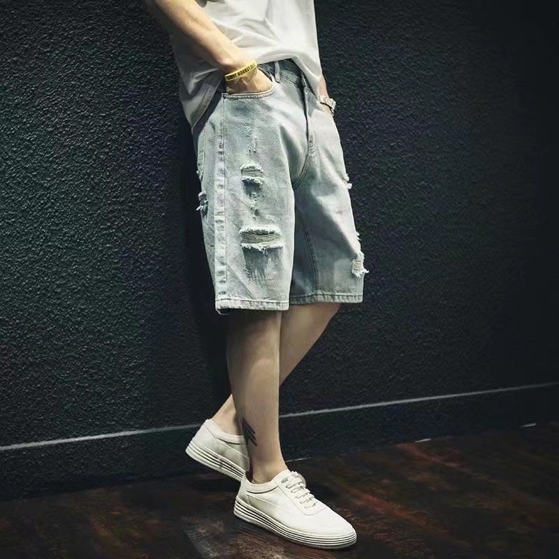 Edgy Cool Men's Ripped Denim S - огляд і ціна Street Fashion Hong Kong