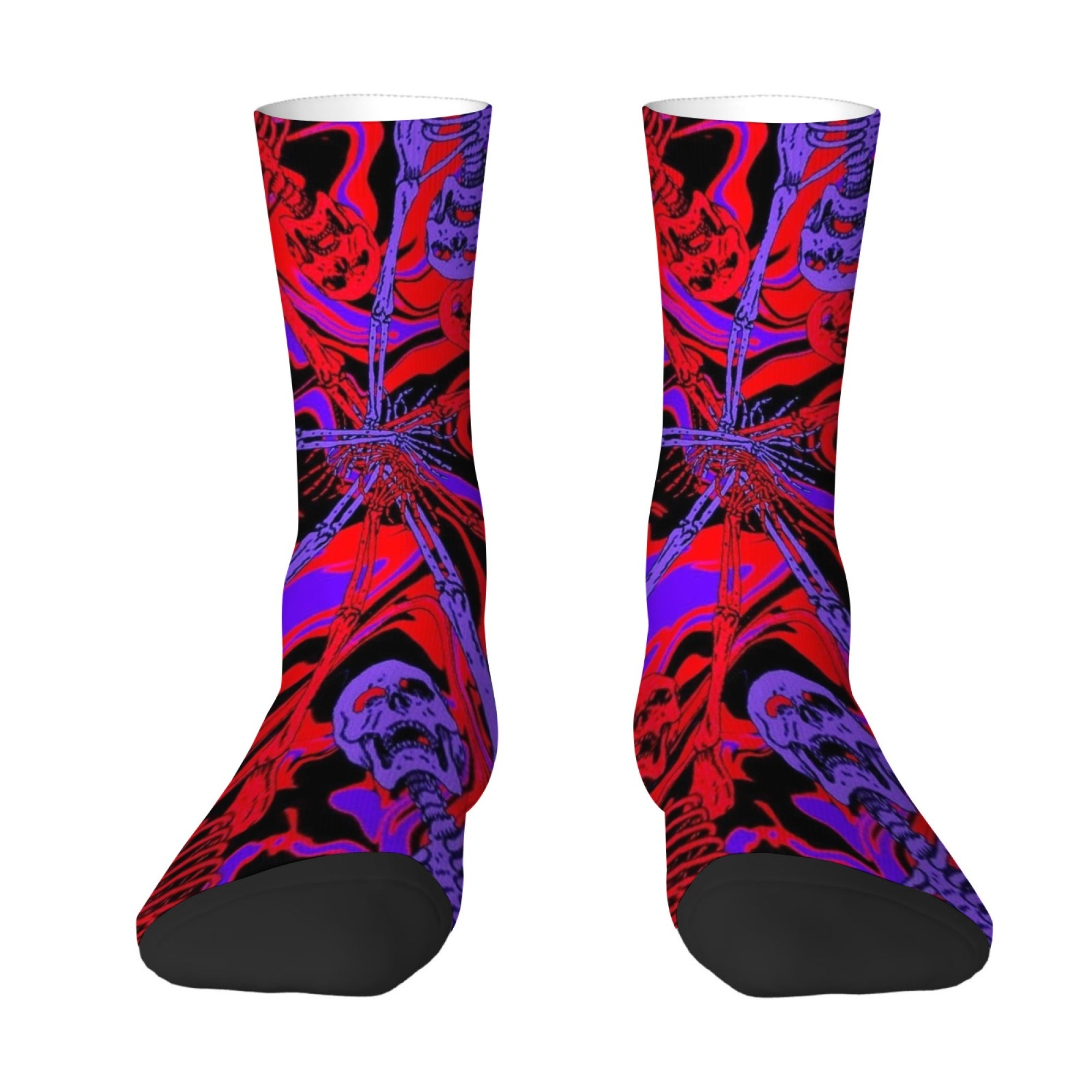 Crazy Punk Skull Men's Socks H - огляд і ціна Street Fashion Style Youtube