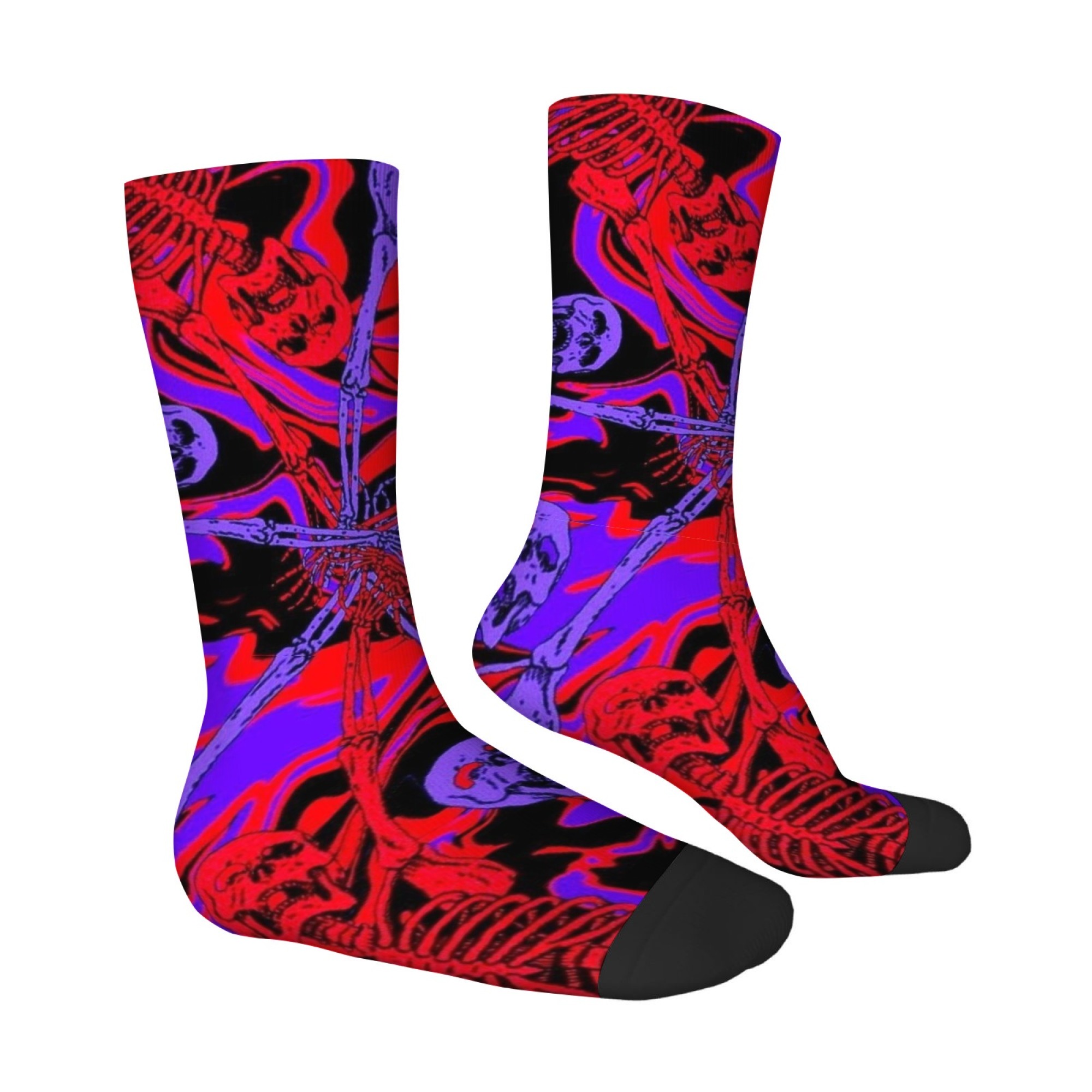 Crazy Punk Skull Men's Socks H - огляд і ціна Street Fashion Style Youtube