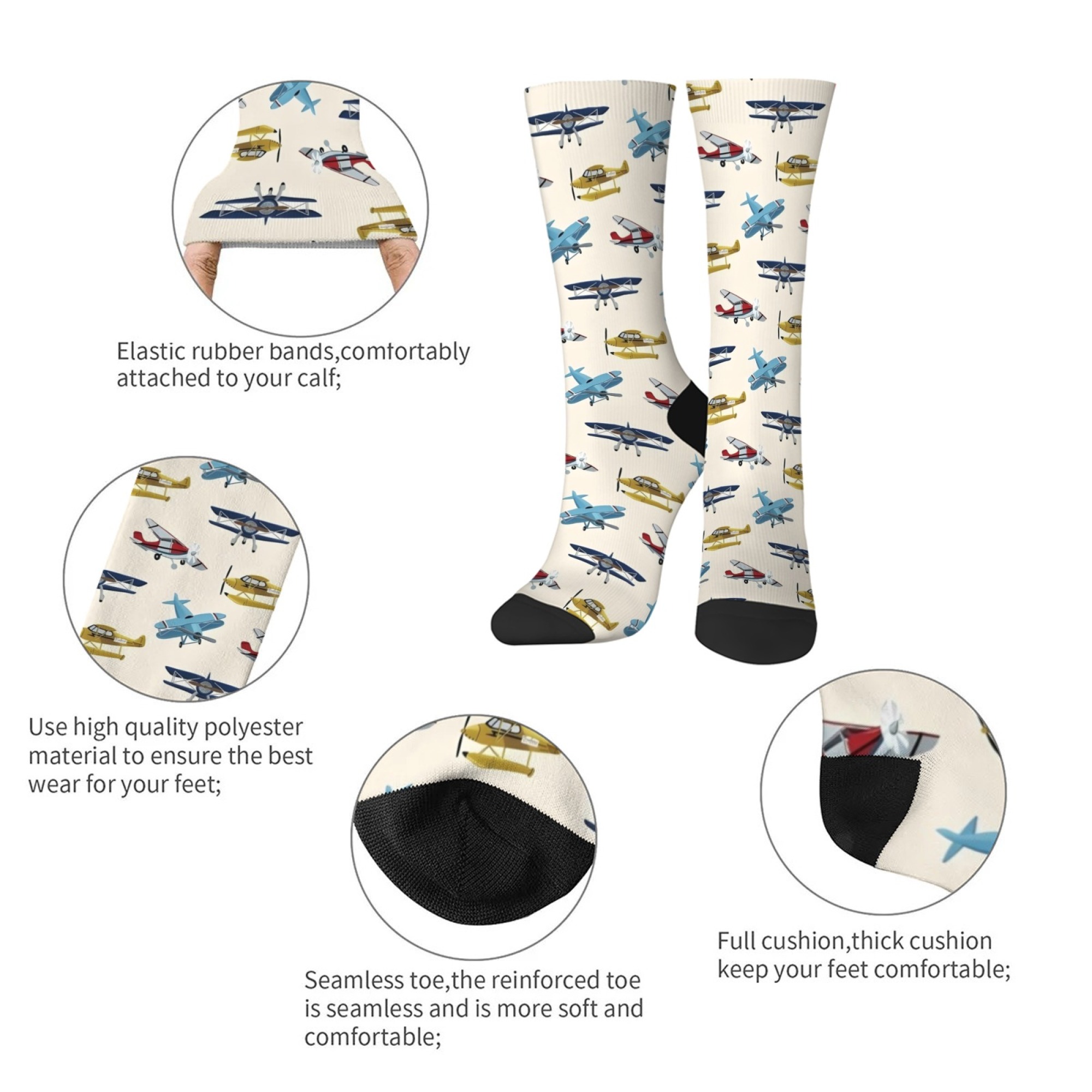 Nostalgic airplane men's socks - огляд і ціна Street Fashion Style Youtube
