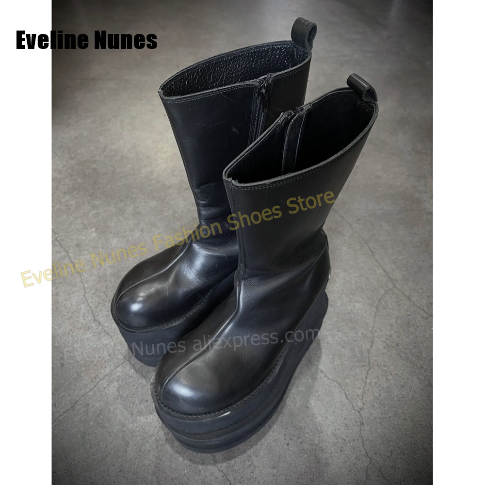 Round Toe Multi-Layer Wavy Pla - огляд і ціна Street Fashion Punk