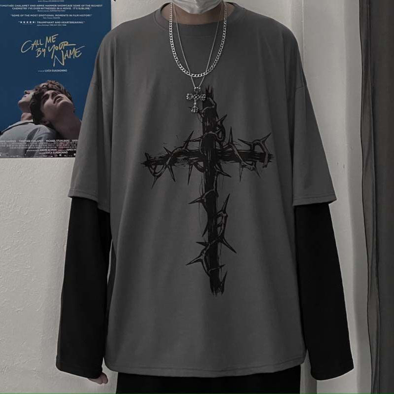 Grunge Clothes Women Long Slee - огляд і ціна Street Fashion Goth