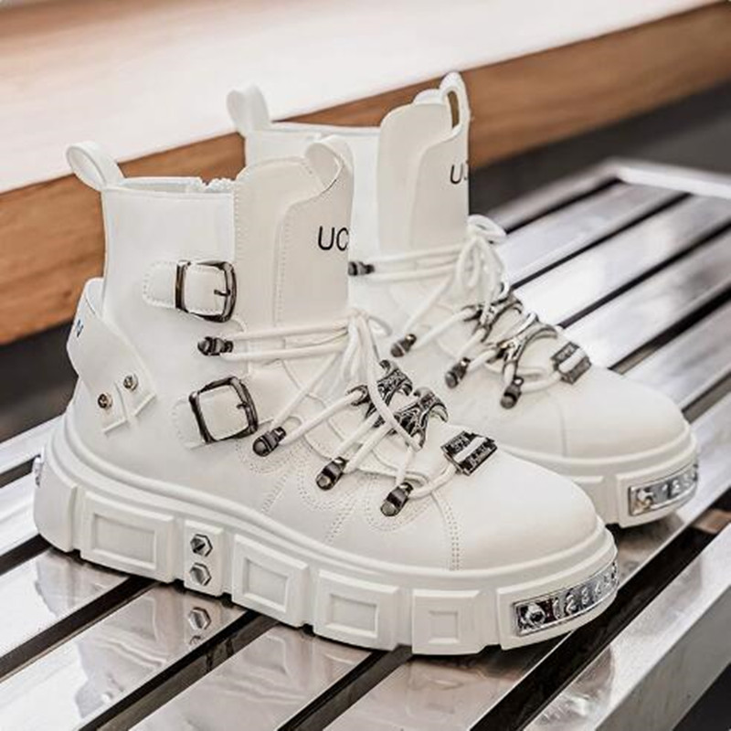 Luxury Rivet Black High top Sn - огляд і ціна Street Fashion Punk