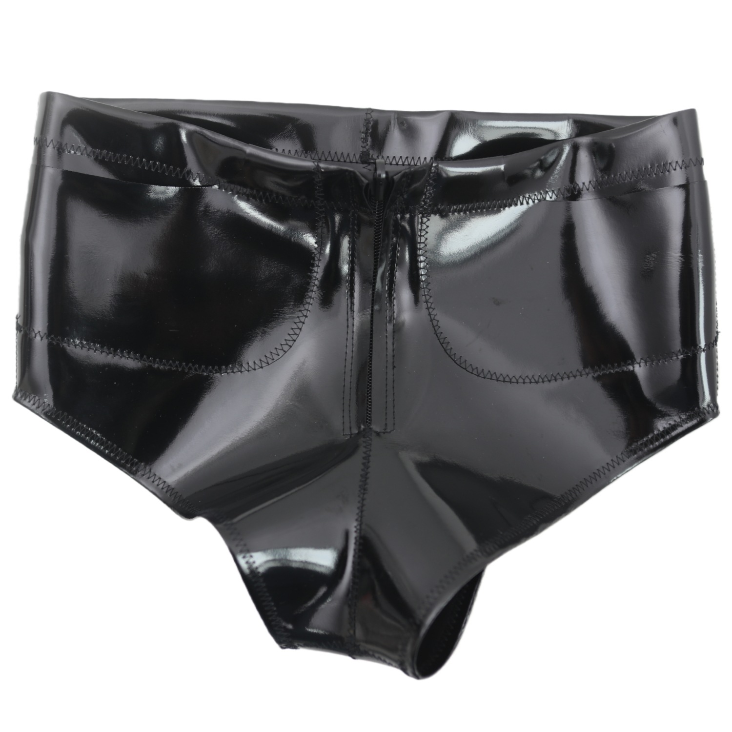Women Men Glossy Pocket Shorts - огляд і ціна Street Fashion Male