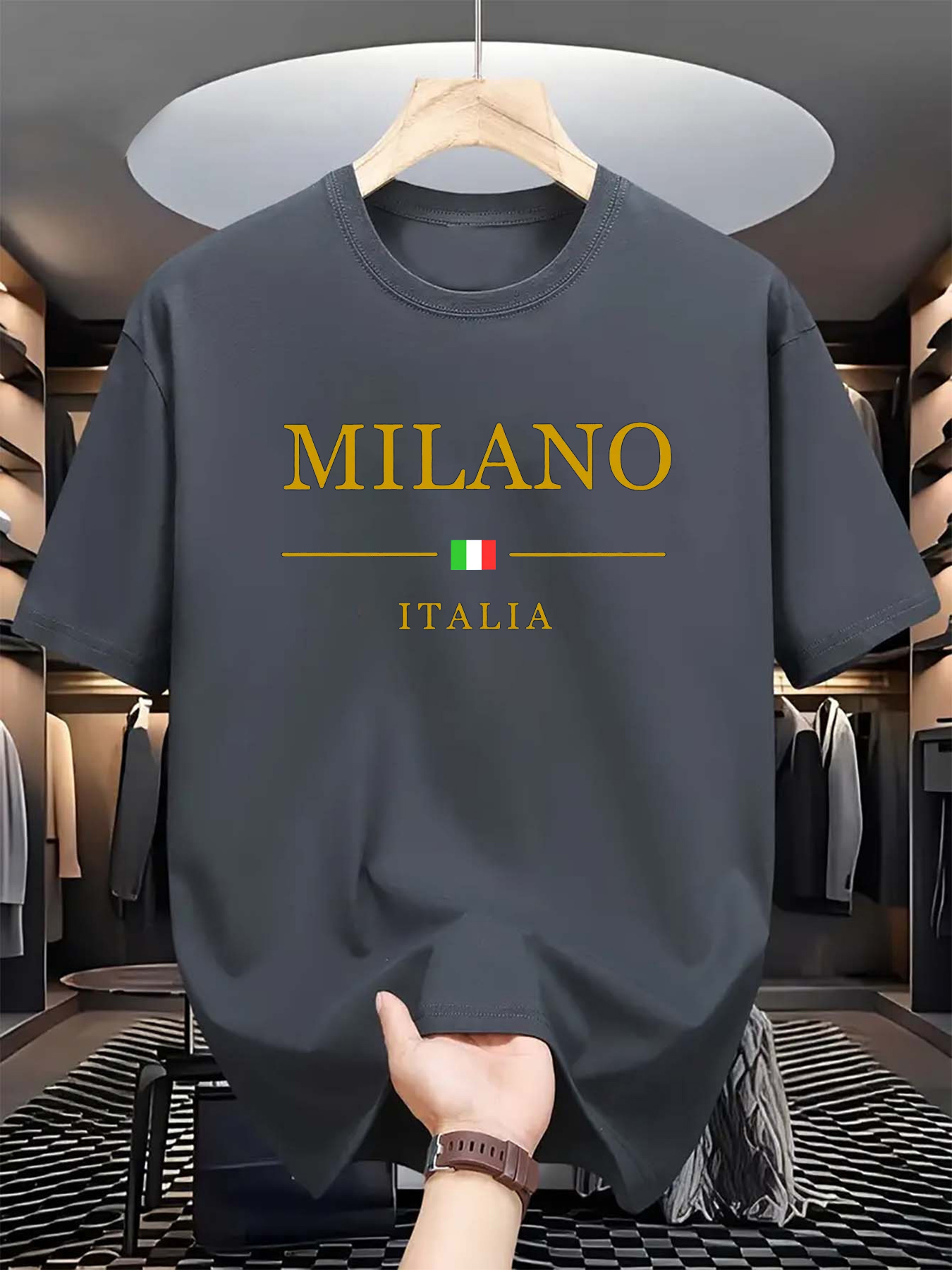 Men's summer 3d printed T-shir - огляд і ціна Street Fashion Of Milan