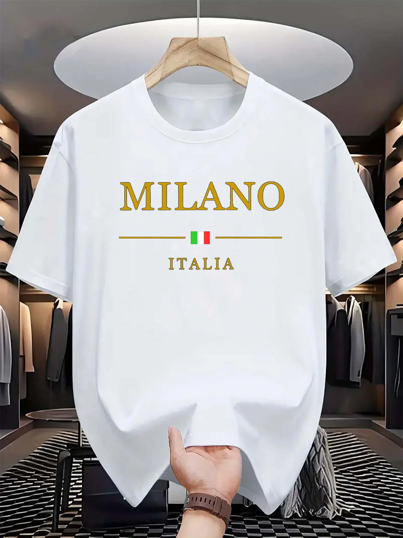 Men's summer 3d printed T-shir - огляд і ціна Street Fashion Of Milan