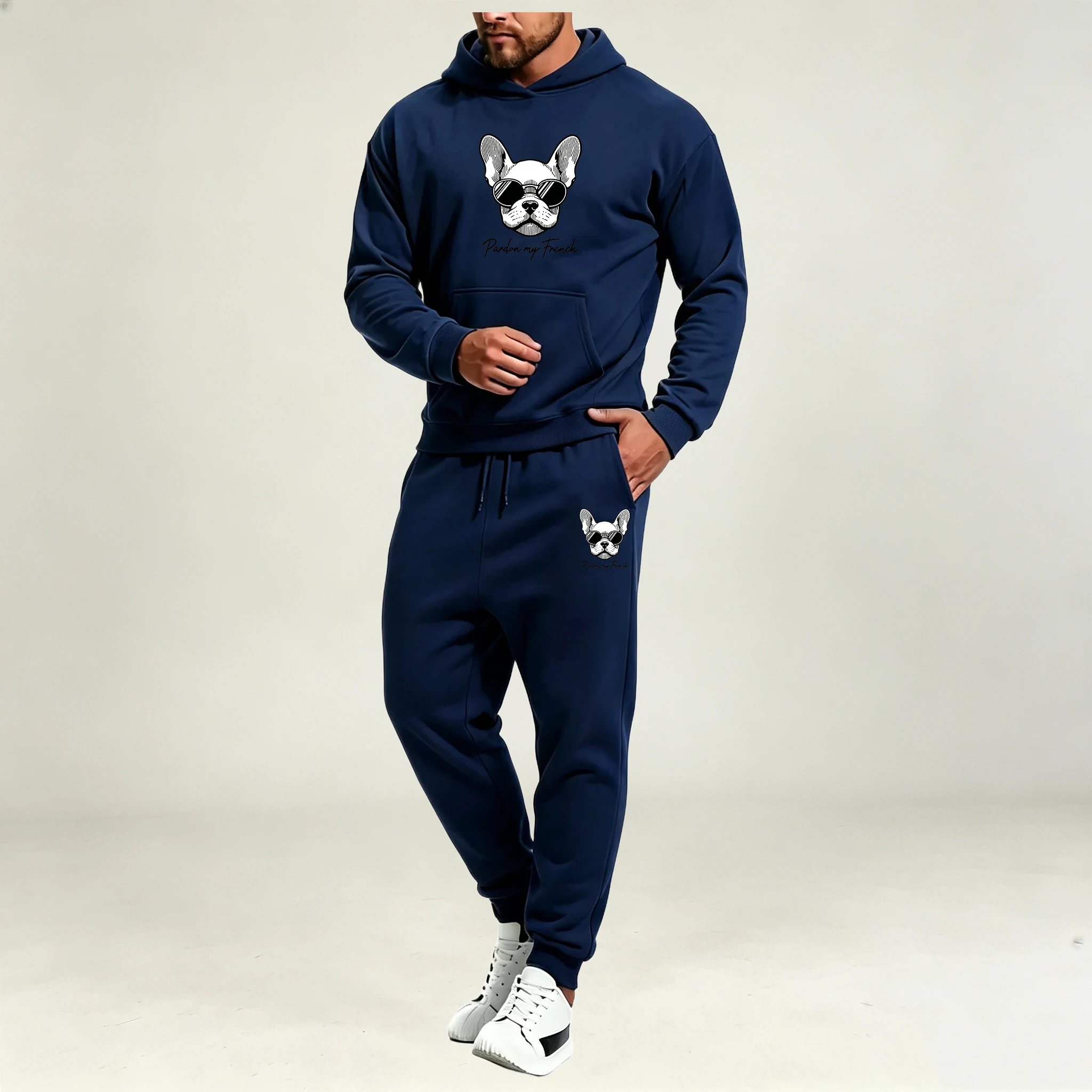 Men Clothing Sets 2Pcs Autumn  - огляд і ціна Street Fashion Male