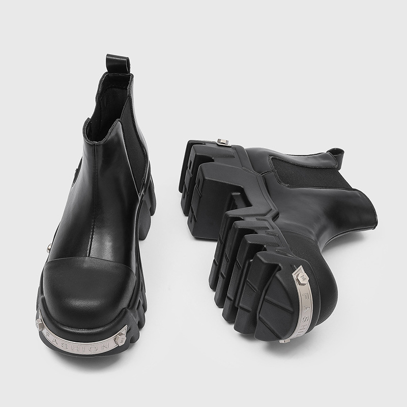 luxury fashion men boots slip- - огляд і ціна Street Fashion Goth