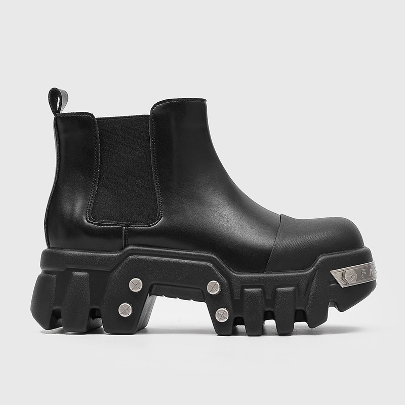 luxury fashion men boots slip- - огляд і ціна Street Fashion Goth