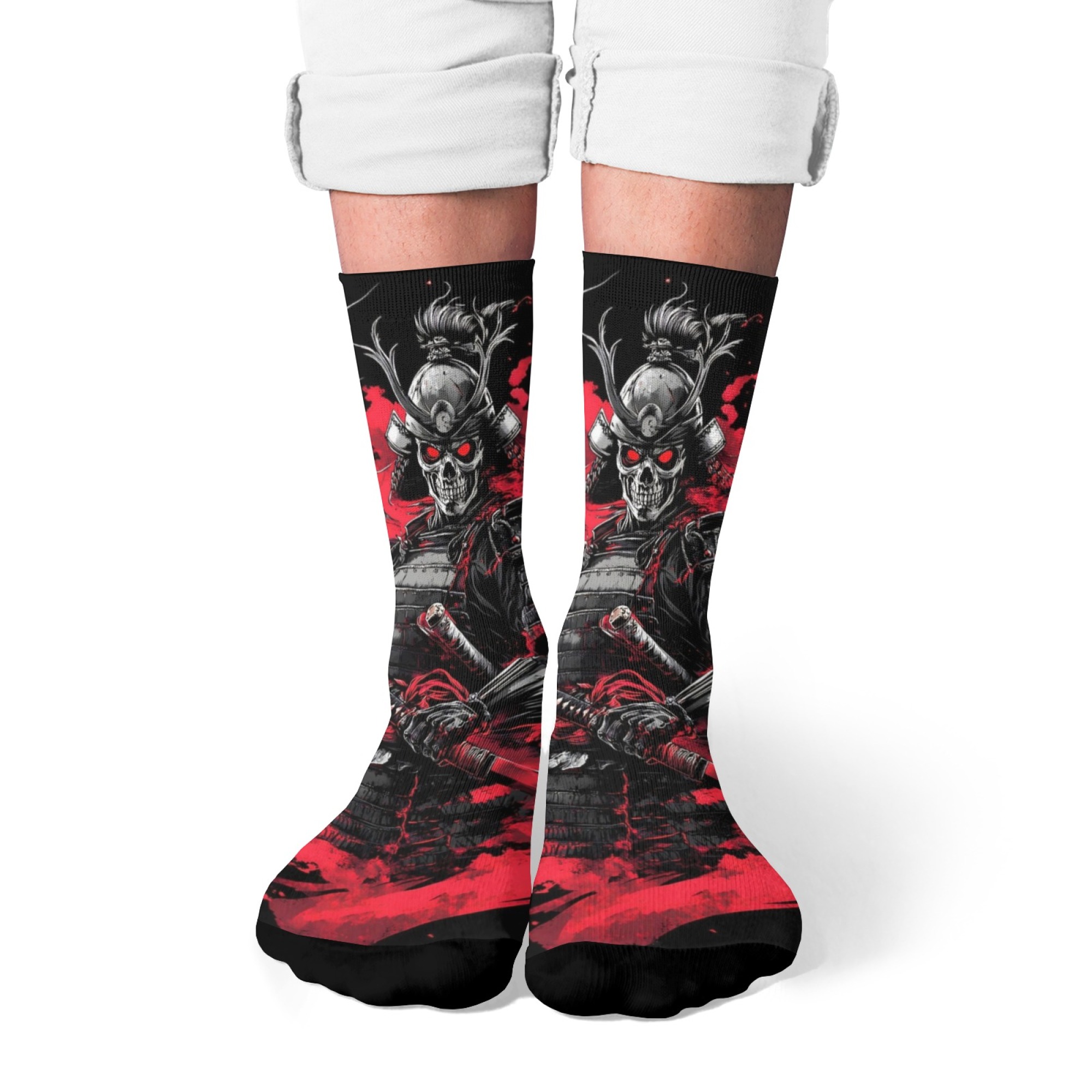 Skull Devil Warrior Men's Sock - огляд і ціна Street Fashion Style Youtube