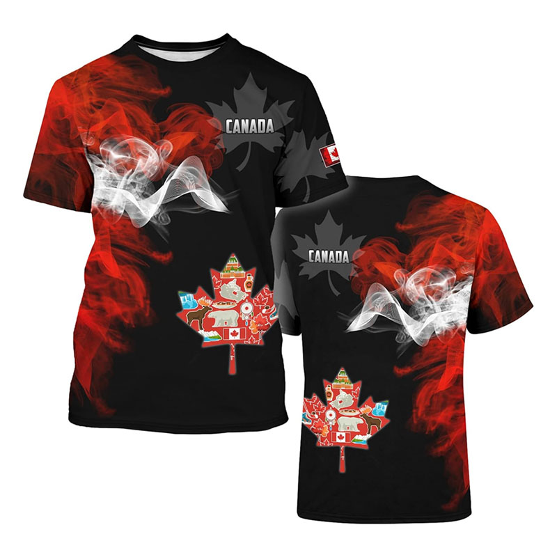 Fashion New Canada T-shirt Men - огляд і ціна Street Fashion Canada
