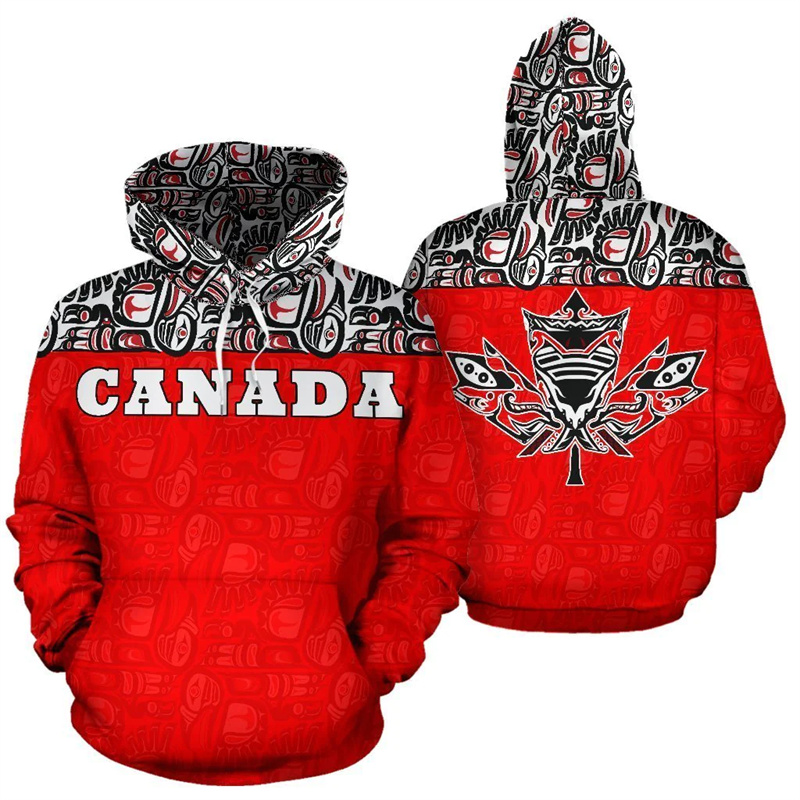 Canada Flag Always In Me 3d Pr - огляд і ціна Street Fashion Canada