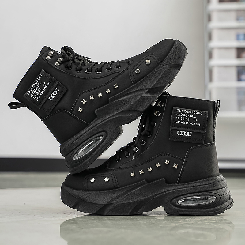 Boots for Man Fashion Rivet Le - огляд і ціна Street Fashion Punk
