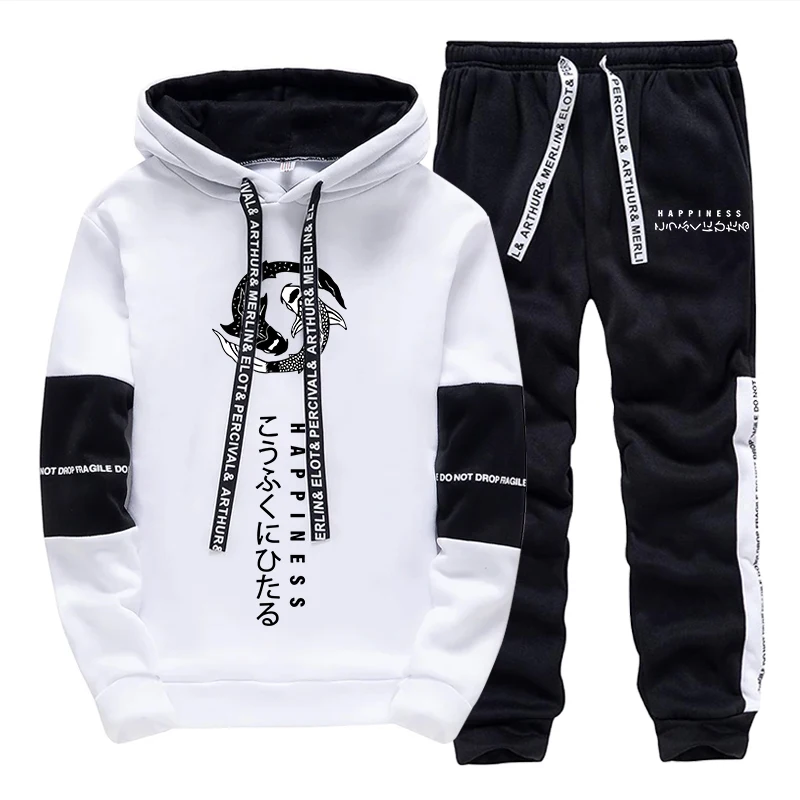 Fashion Men's Tracksuit Print  - огляд і ціна Street Fashion Men