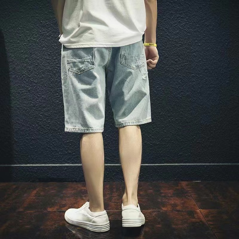 Summer Men's Denim Shorts Retr - огляд і ціна Street Fashion Hong Kong