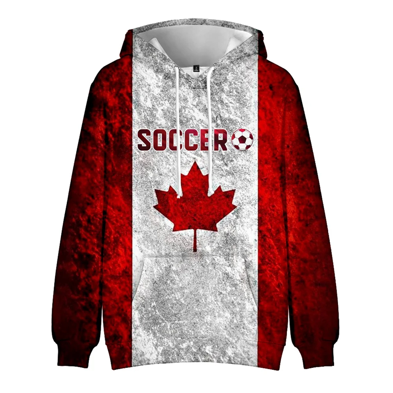 Canada Hoodie Maple Leaf 3d Pr - огляд і ціна Street Fashion Canada