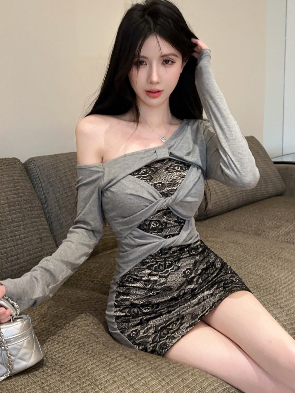 Retro Spicy Girl Lace Hollow o - огляд і ціна Street Fashion Hong Kong