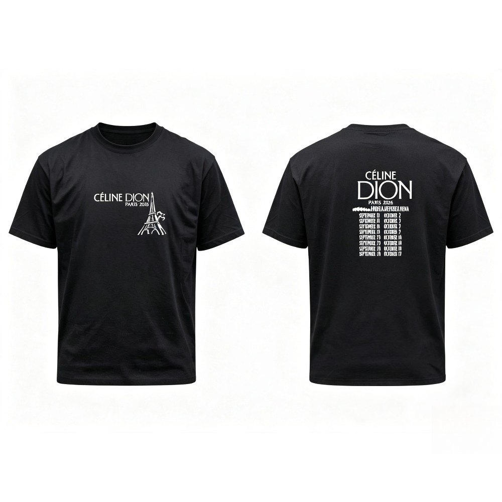 Celine Dion Paris 2026 Tour T- - огляд і ціна Street Fashion Paris