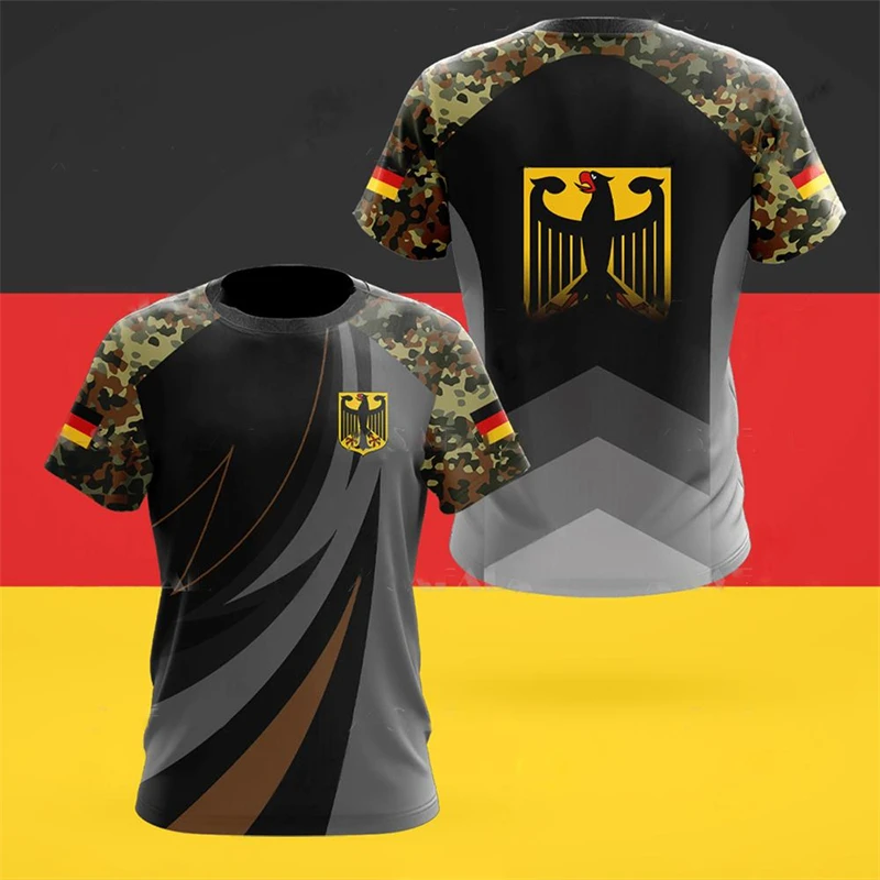 Unisex Germany Camo T-Shirt, E - огляд і ціна Street Fashion Germany