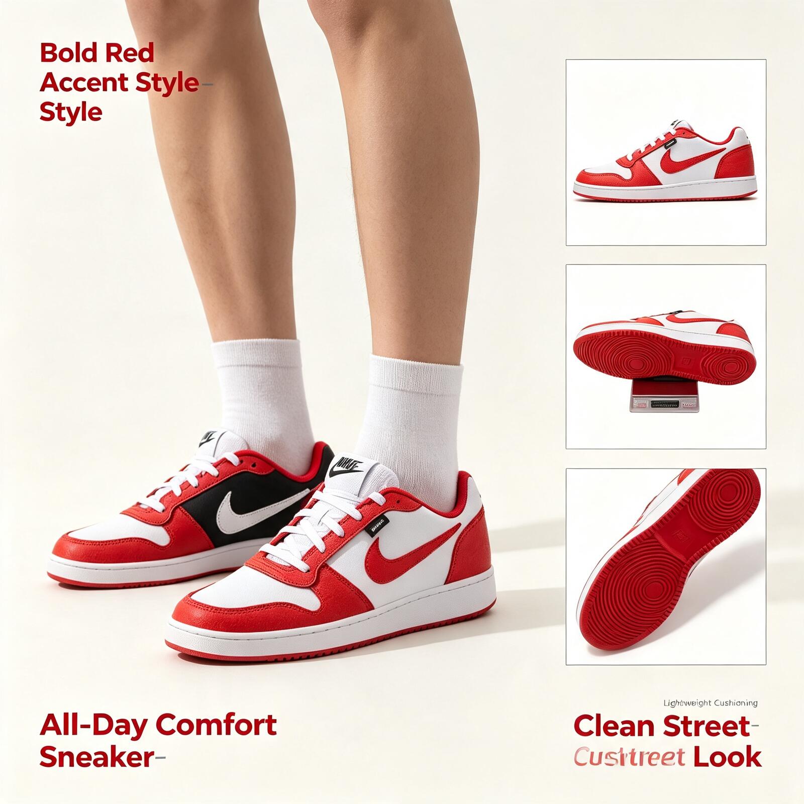 Hot Nike Men's Ebernon Low Pre - огляд і ціна Street Fashion Hong Kong