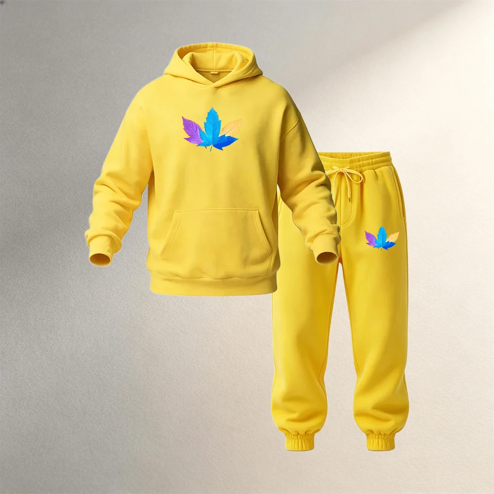 Men's Pullover Hoodies Sets 2  - огляд і ціна Street Fashion Male