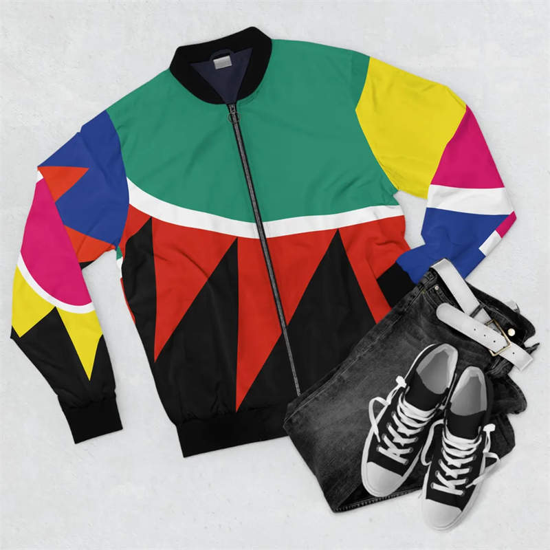 New Men's Jacket African Style - огляд і ціна Street Fashion Graffiti